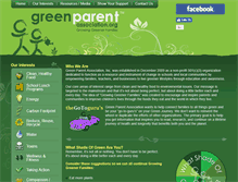 Tablet Screenshot of greenparentassociation.org